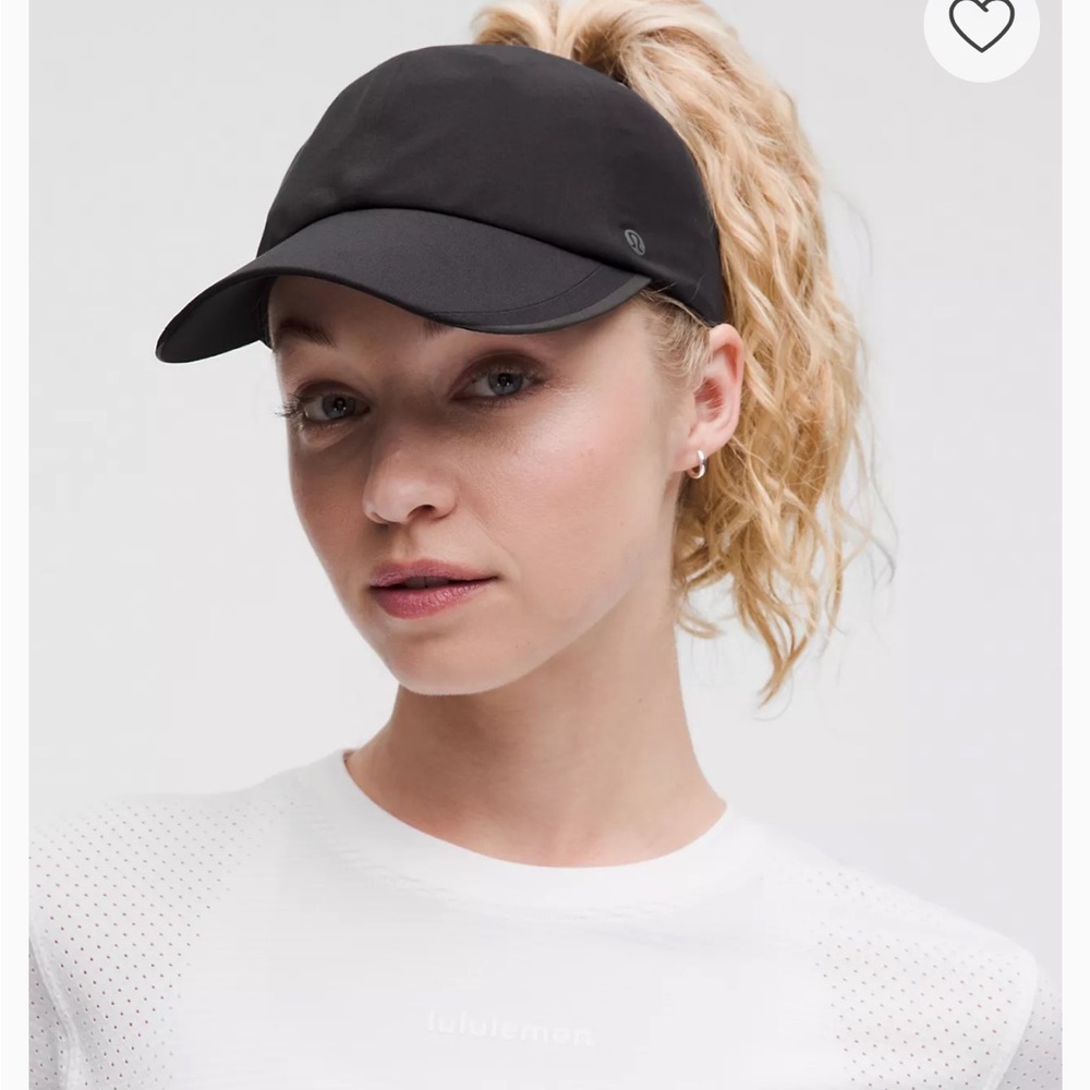 lululemon athletica Black High Ponytail Hat